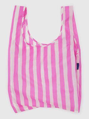 NWT Standard Baggu - Pink Painted Stripe